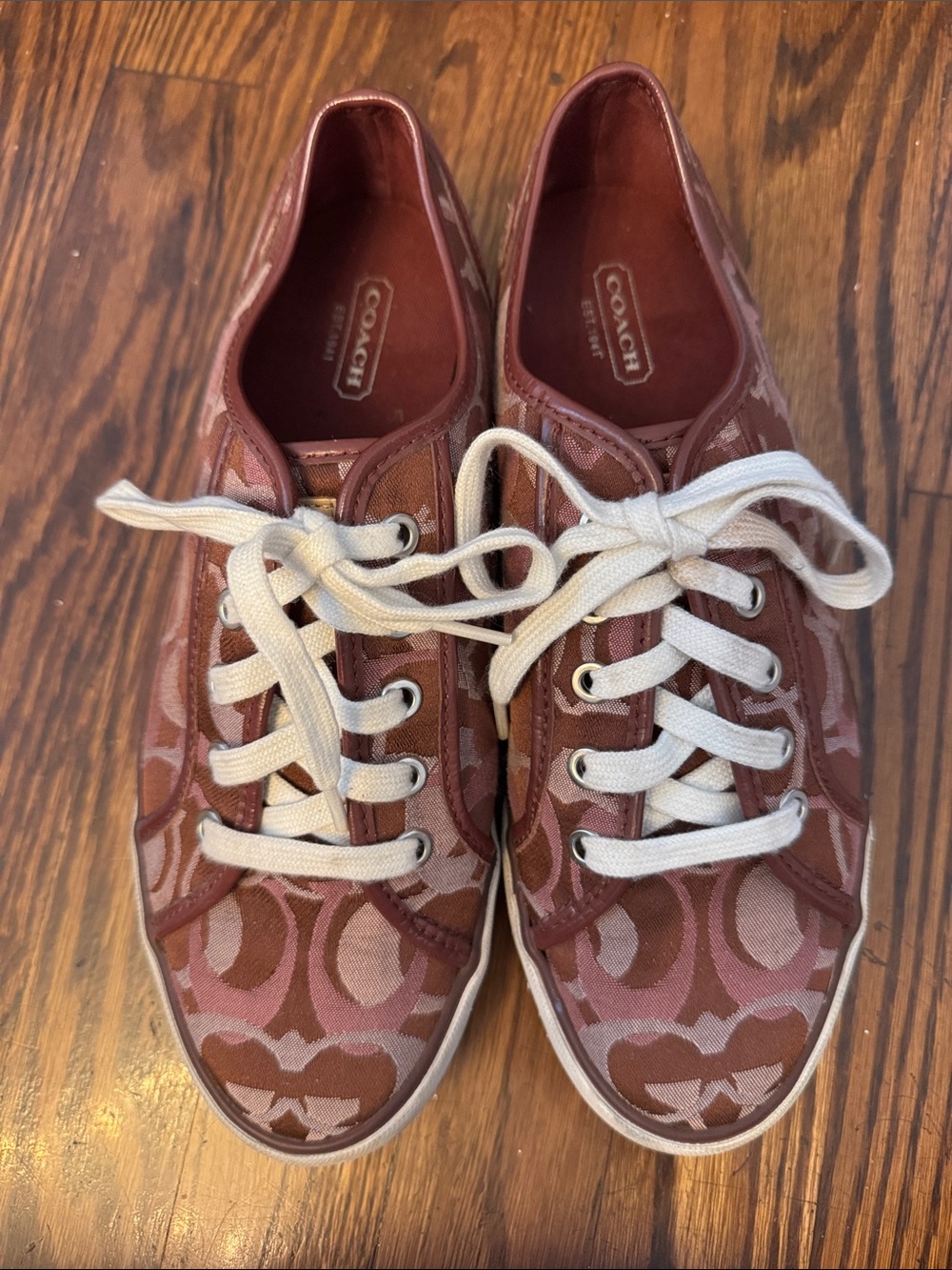 Coach Women's Monogram Canvas Sneaker